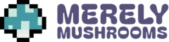 Merely Mushrooms green shroom web logo